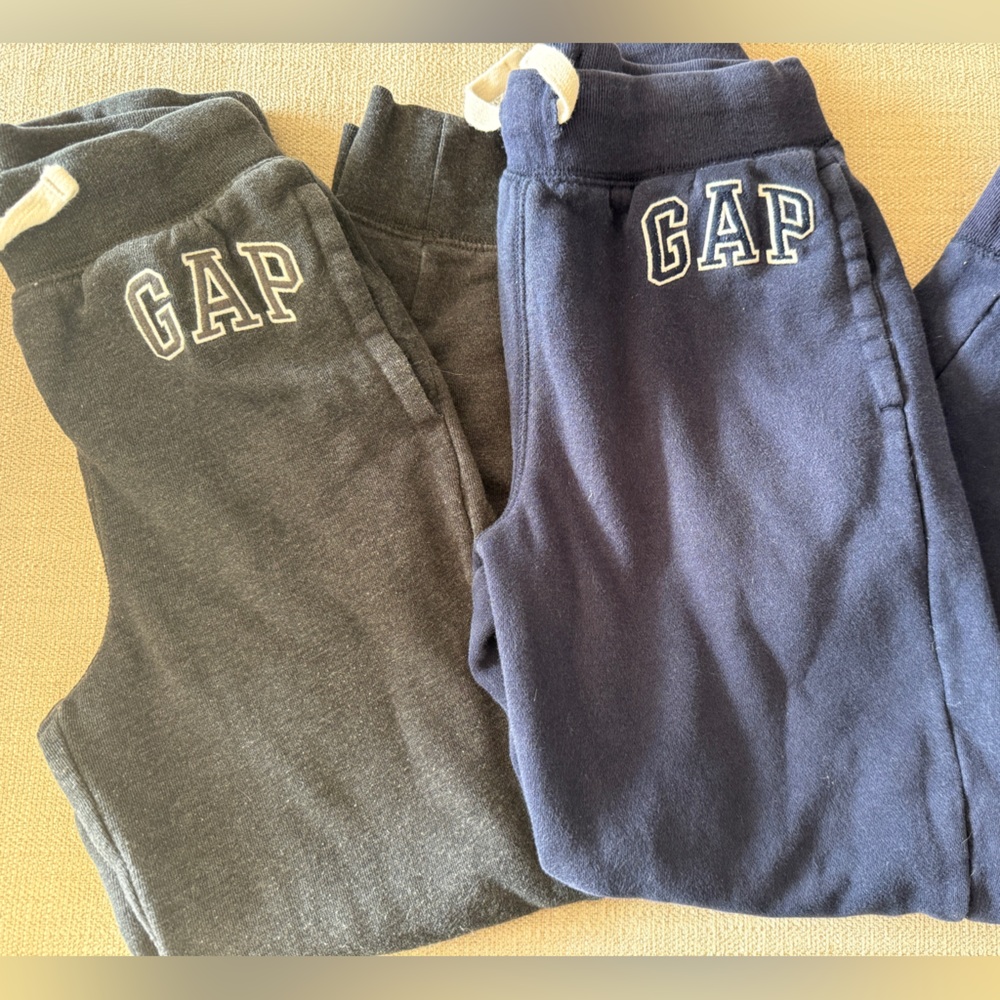 GAP Kids Blue and Charcoal Joggers